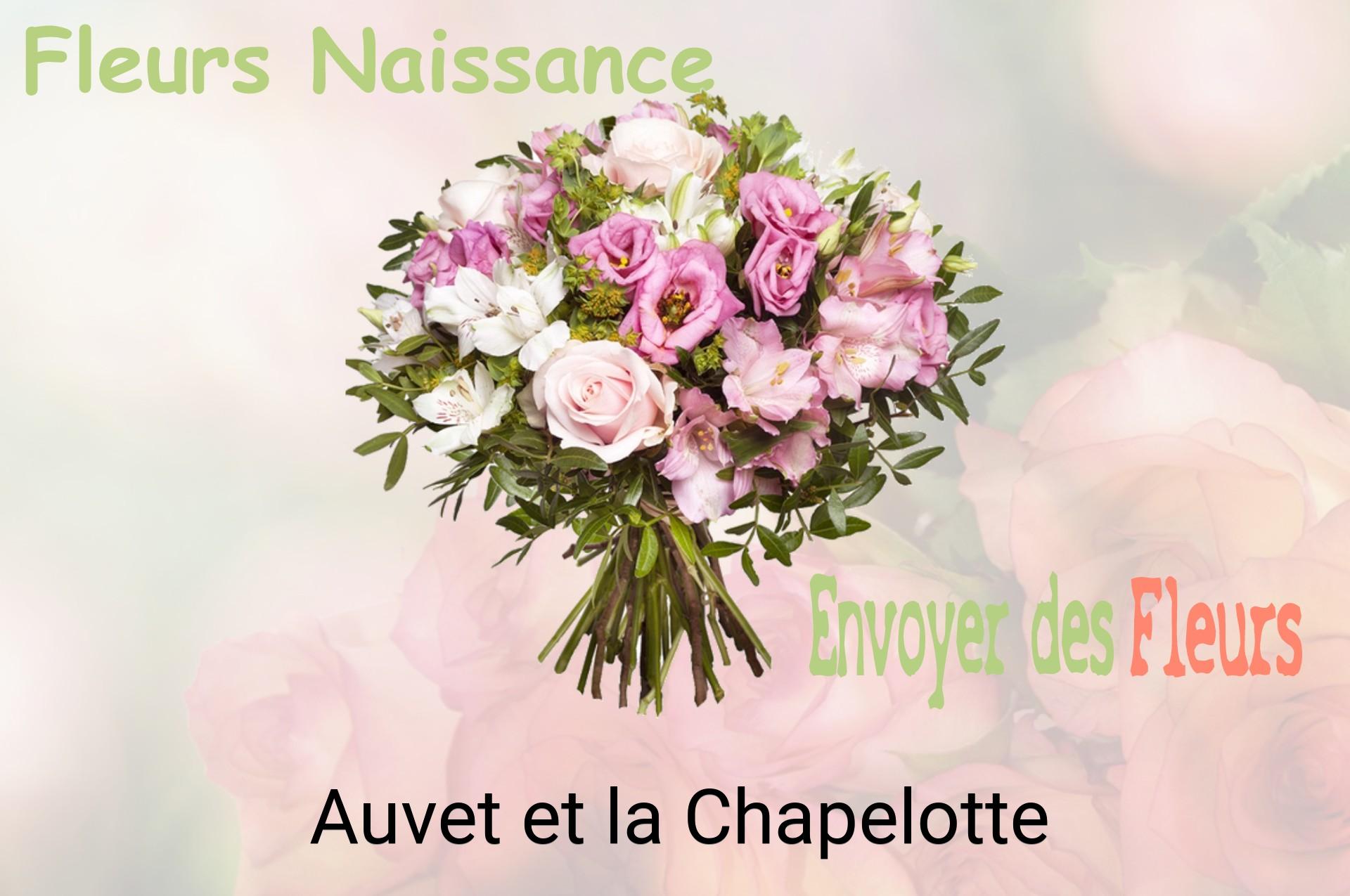 Bouquet de fleurs de naissance livré à Auvet-et-la-Chapelotte