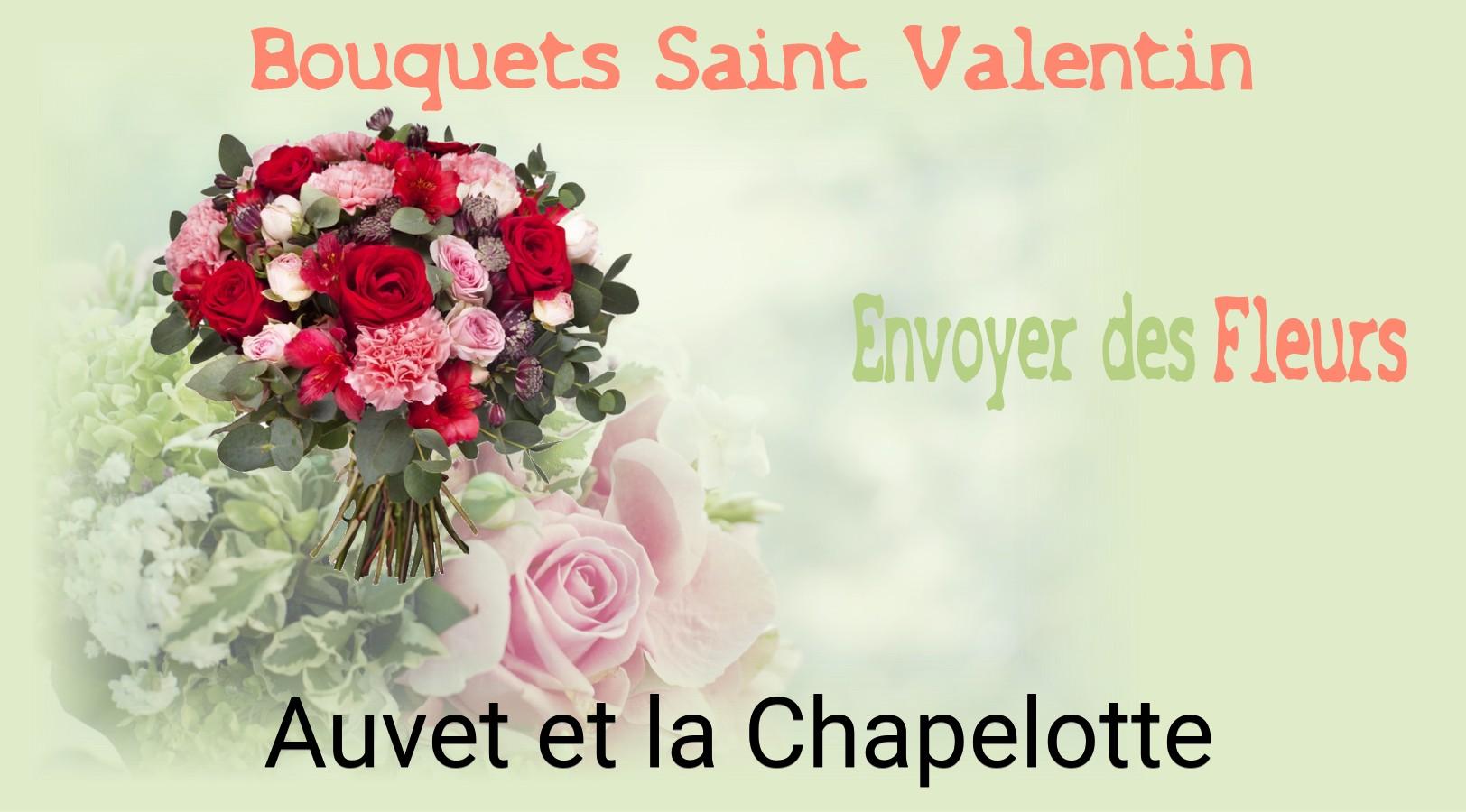Roses de Saint-Valentin livrées à Auvet-et-la-Chapelotte